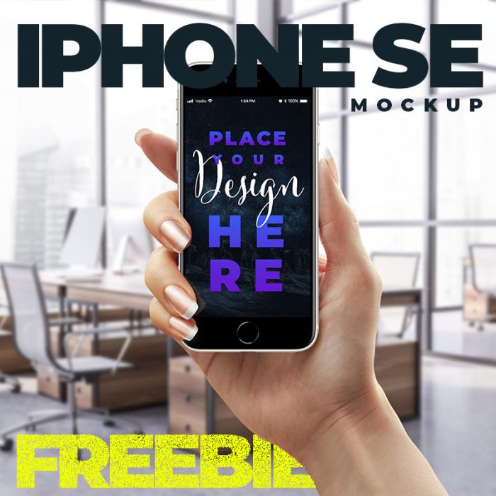 iPhone SE 2022 Mockup | Freebie